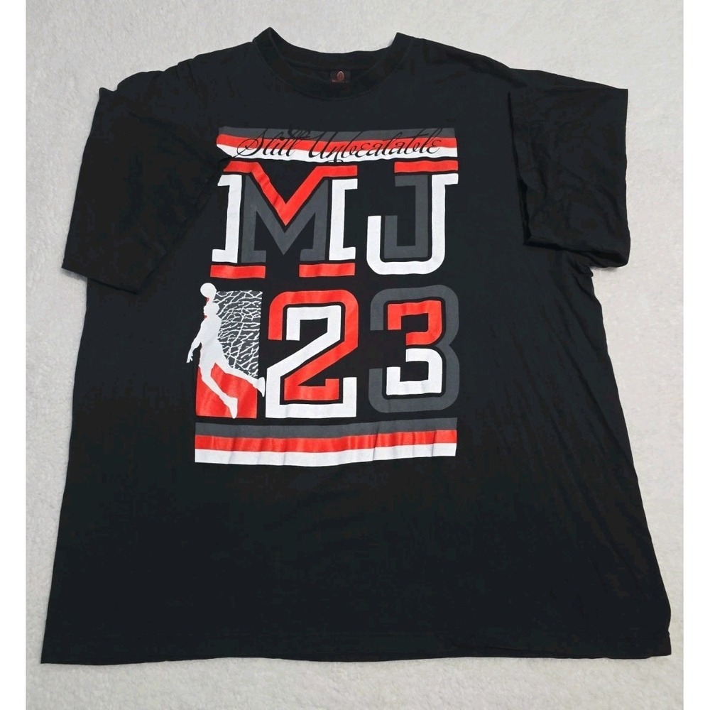 Michael Jordan Icedout Shirt Mens 5XL Black Still Unbeatable MJ 23 Chicago Bulls